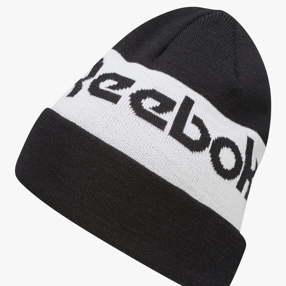 Reebok Men's Ubf Athlete Graph Beanie, Black
